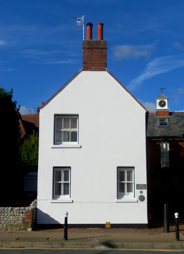 Flint Cottage, 4 Furness Road, Eastbourne (NHLE Code 1353115) (October 2012)