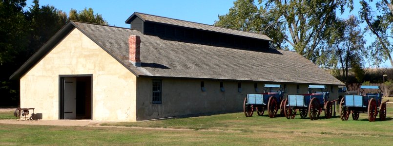 Fort Hartsuff stables 1