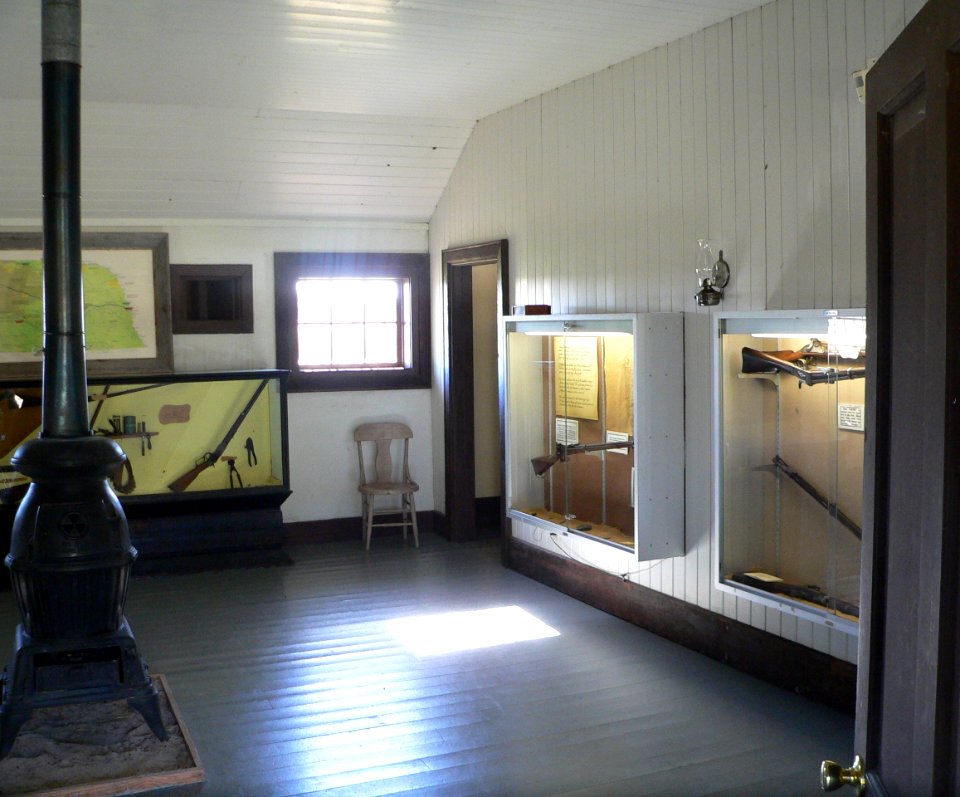 Fort Hartsuff guardhouse interior 3