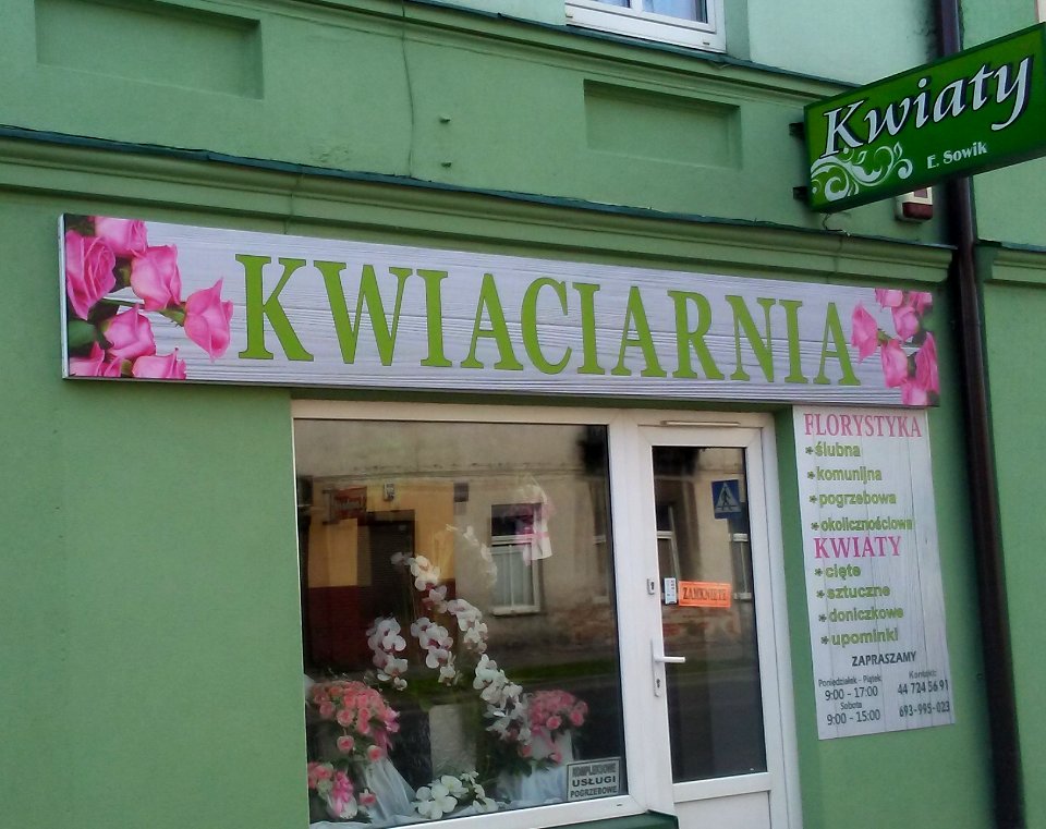 Florist, Warszawska Street 26, Tomaszów Mazowiecki