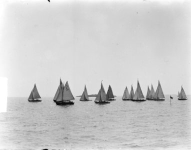 Flevo Race . Start Kajuitjachten klasse 4, Bestanddeelnr 903-5092