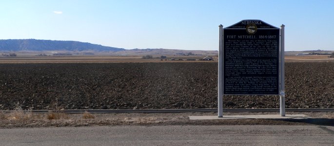 Fort Mitchell, Nebraska historical marker 2