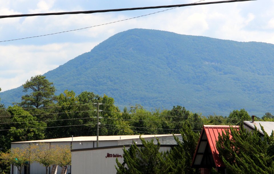 Fort Mountain, viewed from Chatsworth