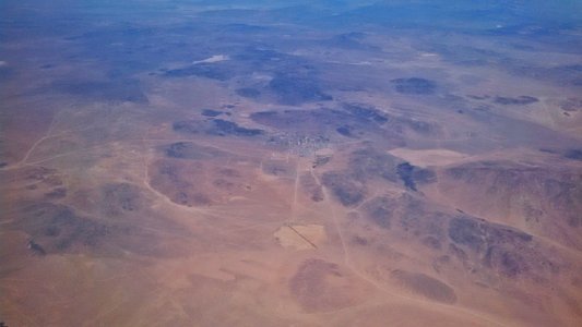 Fort Irwin Mojave California from air and surrounding area