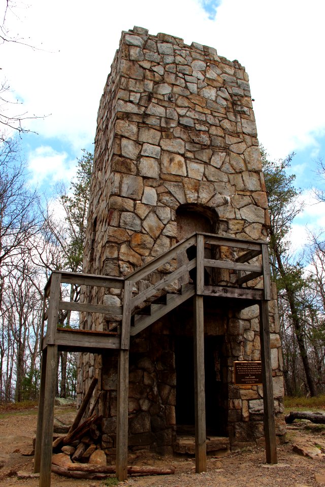 Fort mountain stone tower