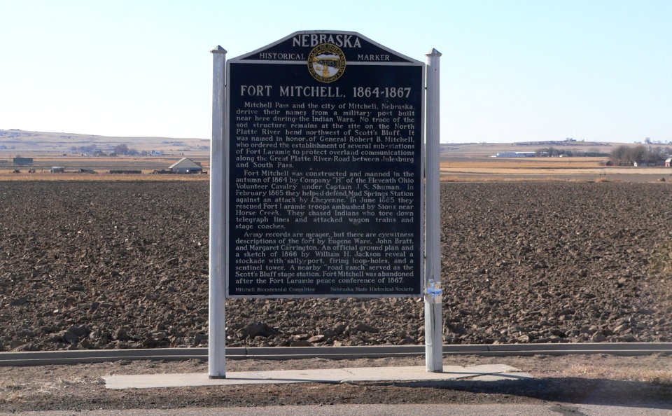 Fort Mitchell, Nebraska historical marker 1