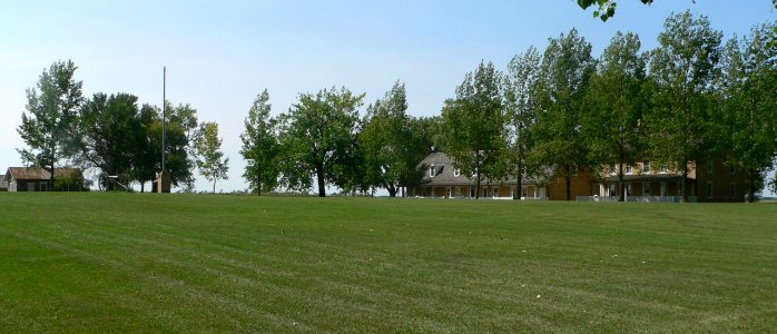 Fort Sisseton SW corner across parade ground 1