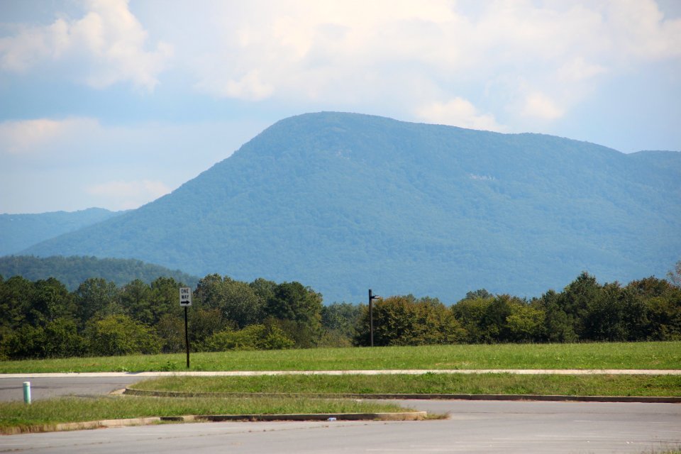 Fort Mountain viewed from North Murray High School, Sept 2017