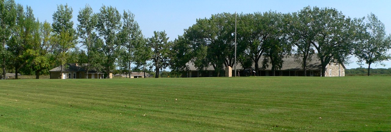Fort Sisseton NE corner across parade ground 1