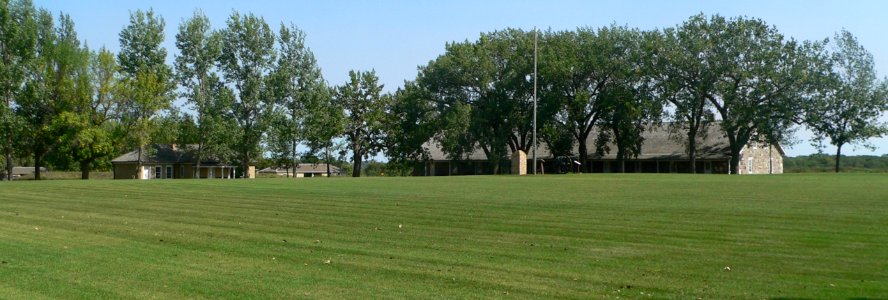 Fort Sisseton NE corner across parade ground 1