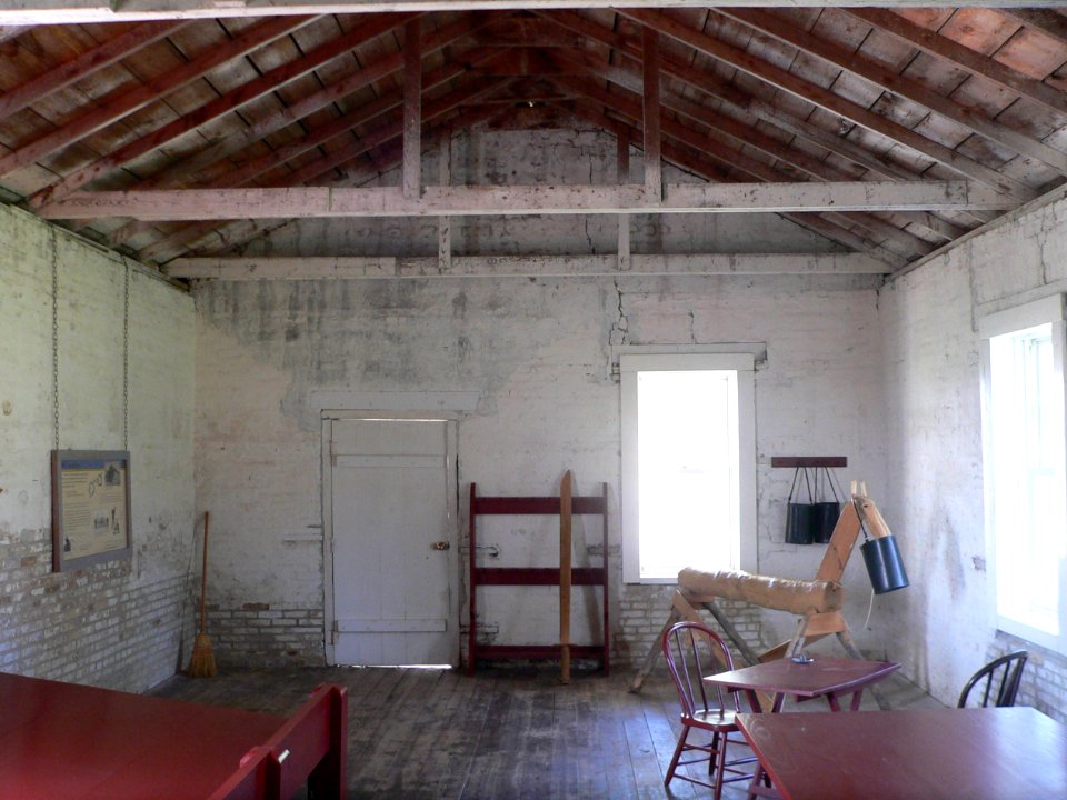 Fort Sisseton guardhouse interior 4
