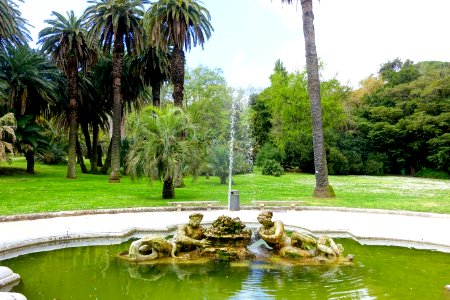 Fountain of Triton - Orto botanico - Rome, Italy - DSC00094