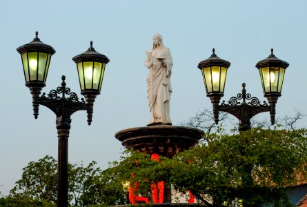 Fountain of Santa Lucia and Lanterns