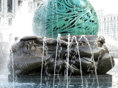 Fountain of Eternal Life, base - Cleveland, Ohio - DSC07933
