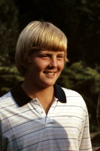 Foto uurtje Koninklijke Familie op Huis ten Bosch Prins Willem Alexander, Bestanddeelnr 253-8808