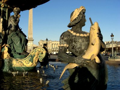 Fountain on the Place de la Concorde photo