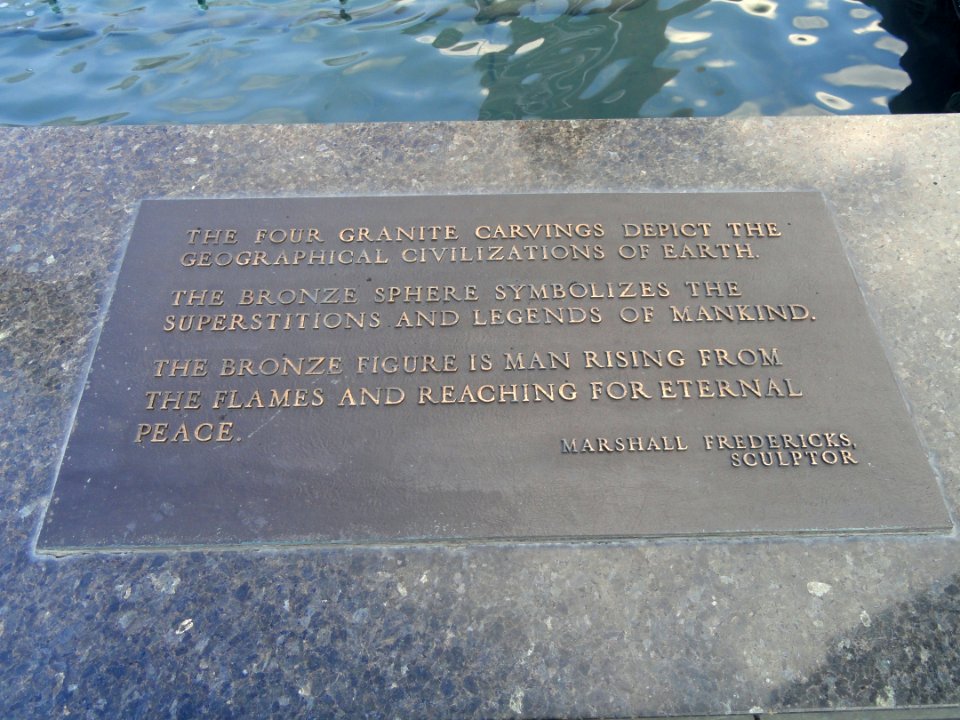 Fountain of Eternal Life, plaque - Cleveland, Ohio - DSC07942