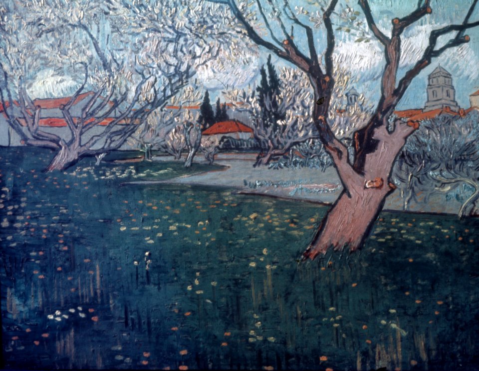 Foto van een schilderij van Vincent van Gogh, Bestanddeelnr 255-9144