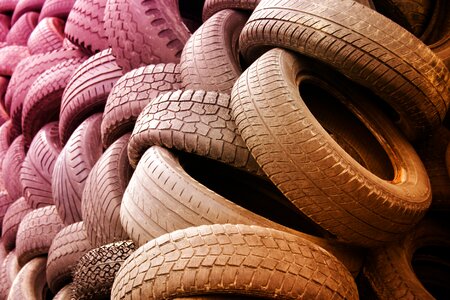 Waste separation rubber