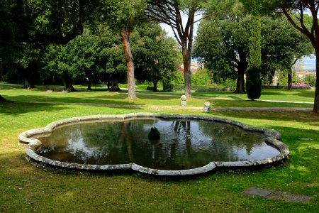 Fountain in the parklands - Bosco - Villa Lante, Bagnaia, Italy - DSC01979