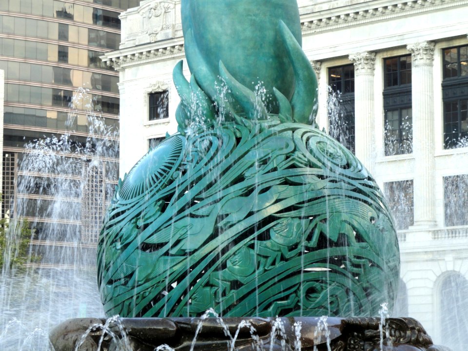 Fountain of Eternal Life, base - Cleveland, Ohio - DSC07928