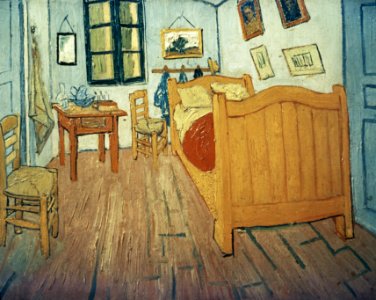 Foto van een schilderij van Vincent van Gogh, Bestanddeelnr 255-9142