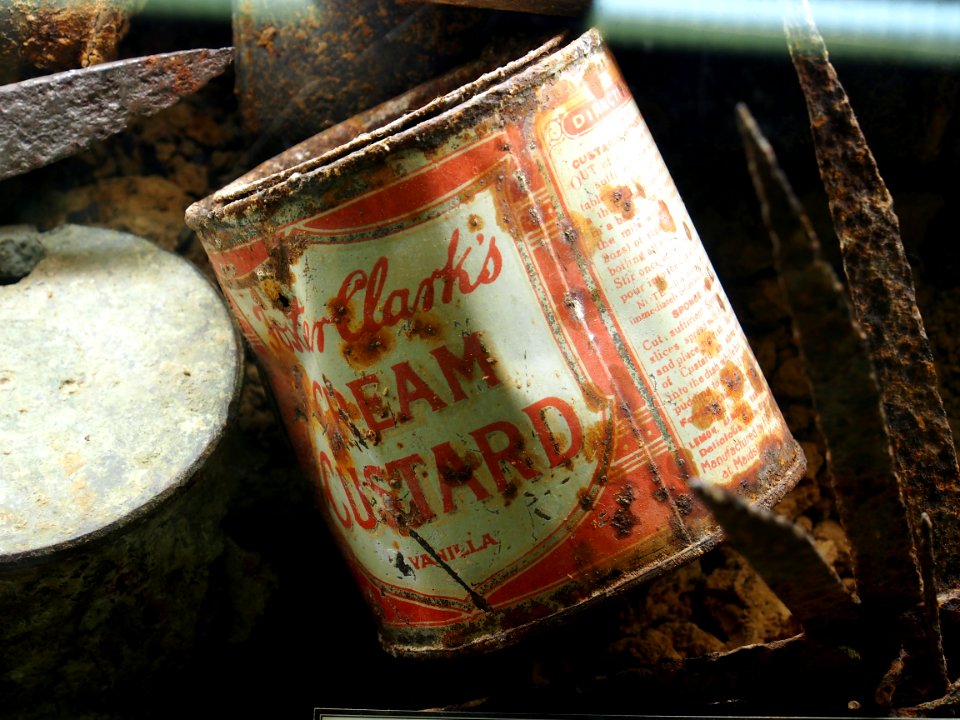 Foster Clark's Cream Custard vanilla ,Musée Somme 1916