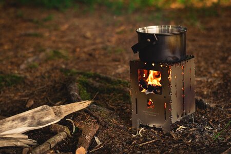 Camping burn flame