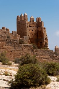 Fortification tower, Almeria, Spain photo