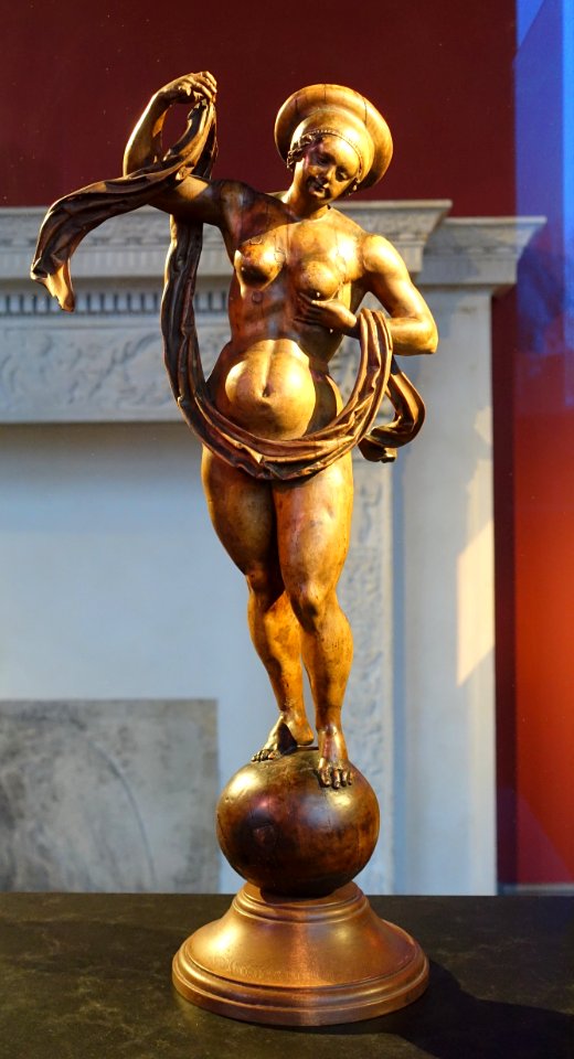 Fortuna, model for a fountain, Augsburg, c. 1520-1525, linden wood - Bode-Museum - DSC03027