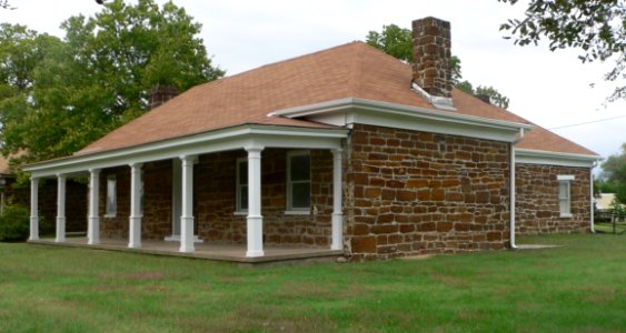 Fort Harker NE officer quarters from SE 2 photo