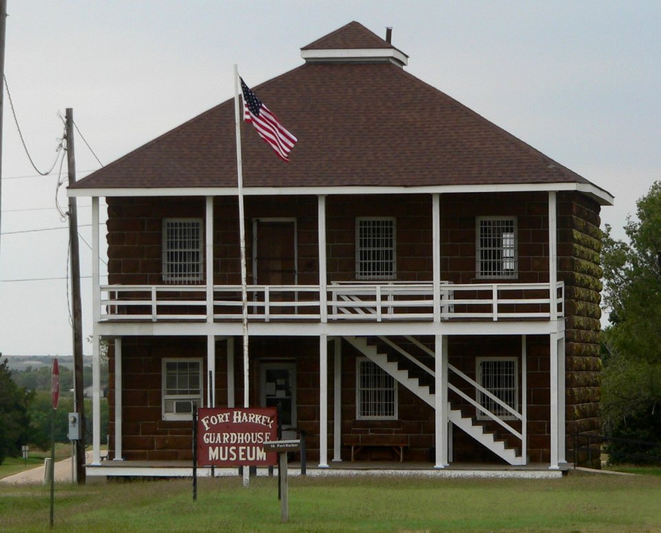 Fort Harker Guardhouse Museum from E 1