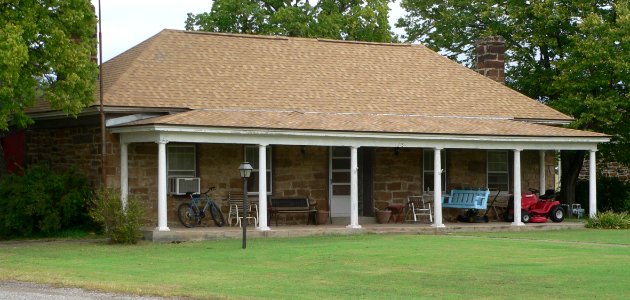 Fort Harker NW officer quarters from SW 1