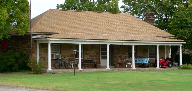 Fort Harker NW officer quarters from SW 1 photo