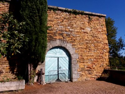 Fort de Vaise - Cour - Mur nord