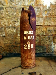 Fort de Douaumont 280mm gaz shell