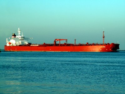 Fosna p2 approaching Port of Rotterdam, Holland 09-Jan-2006