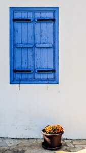 Architecture traditional blue