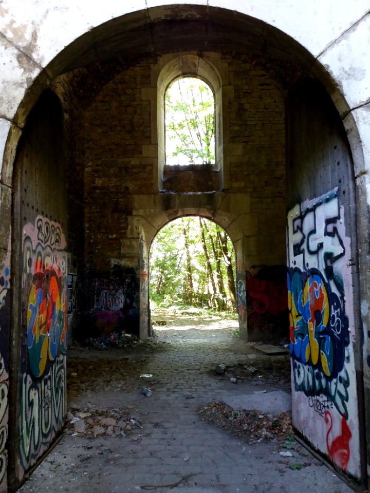 Fort de Loyasse - Porte d'entrée côté rue du Bas Loyasse