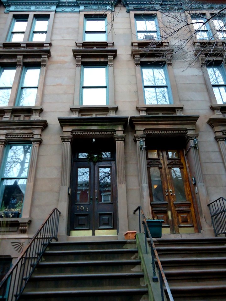 Fort Greene Brooklyn NY assorted photos near Fulton Street 1 building facade