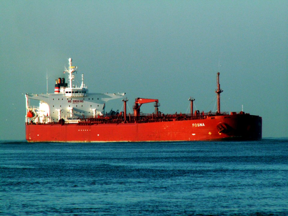 Fosna IMO 9009229 p1 approaching Port of Rotterdam, Holland 09-Jan-2006