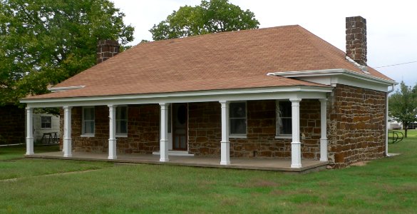 Fort Harker NE officer quarters from SE 1