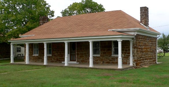 Fort Harker NE officer quarters from SE 1 photo