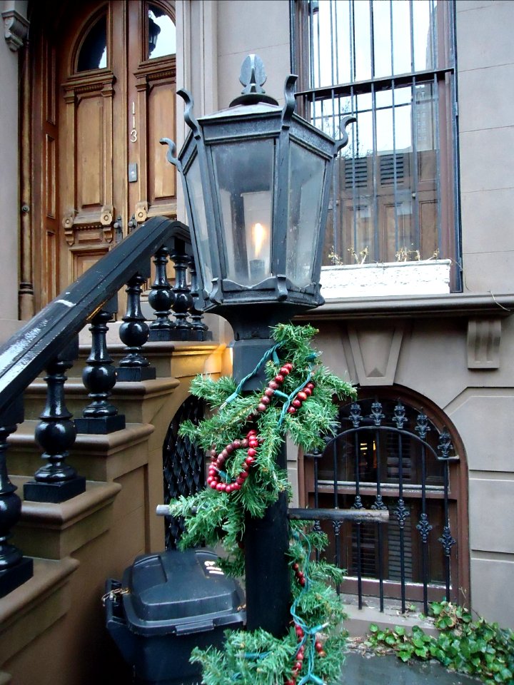 Fort Greene Brooklyn NY assorted photos near Fulton Street 27 gas lantern