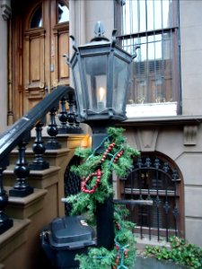 Fort Greene Brooklyn NY assorted photos near Fulton Street 27 gas lantern