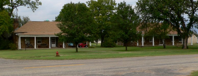 Fort Harker N officer quarters from S 1