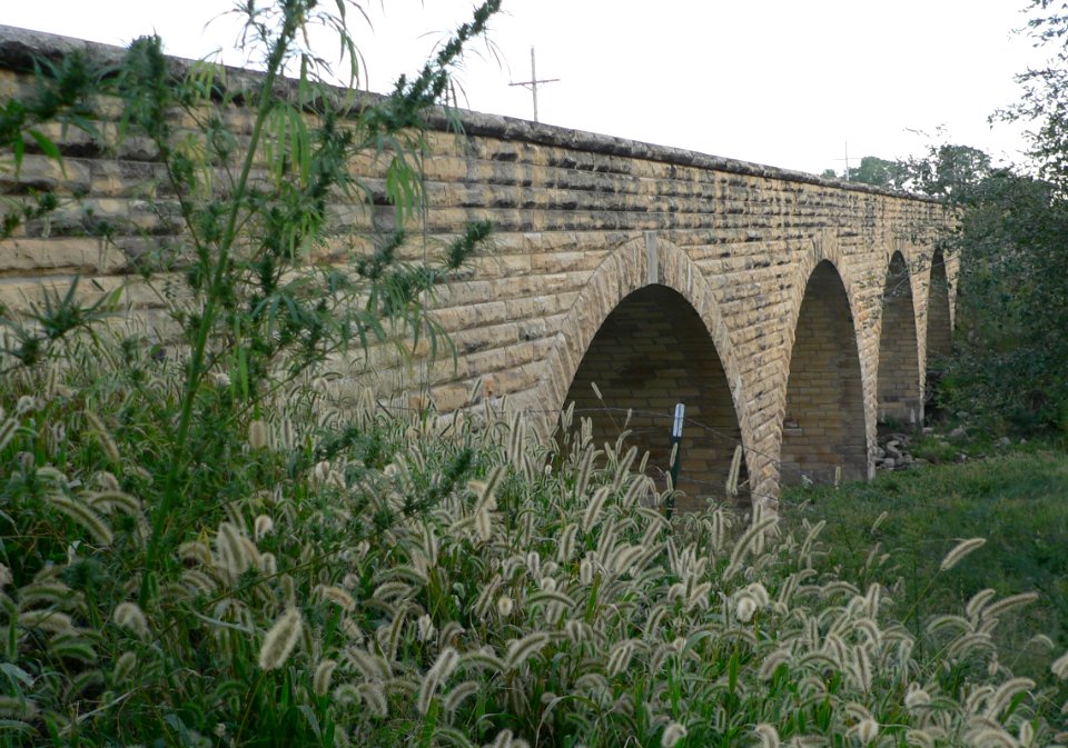 Fort Fletcher bridge from NW 1
