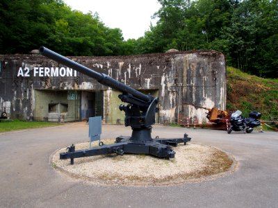 Fort de Fermont and its museum - Ouvrage Fermont, FLAK 36 88mm pic1