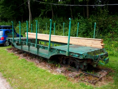 Fort de Fermont and its museum - Ouvrage Fermont - Narrow gauge wagon pic2
