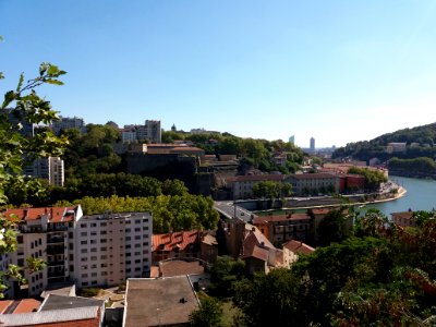Fort de Vaise - Vue sur Lyon et la Saône
